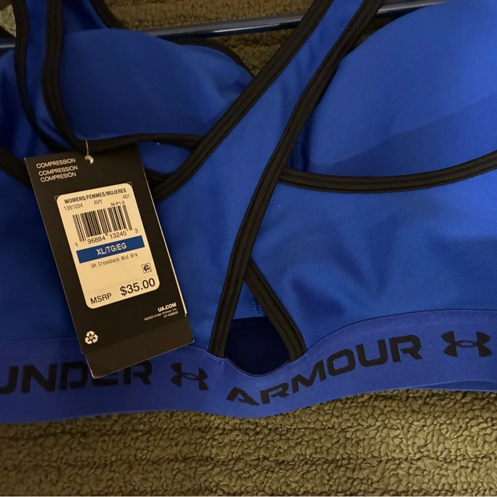Women’s Under Armour Crossback Sports Bra - Picture 5 of 6